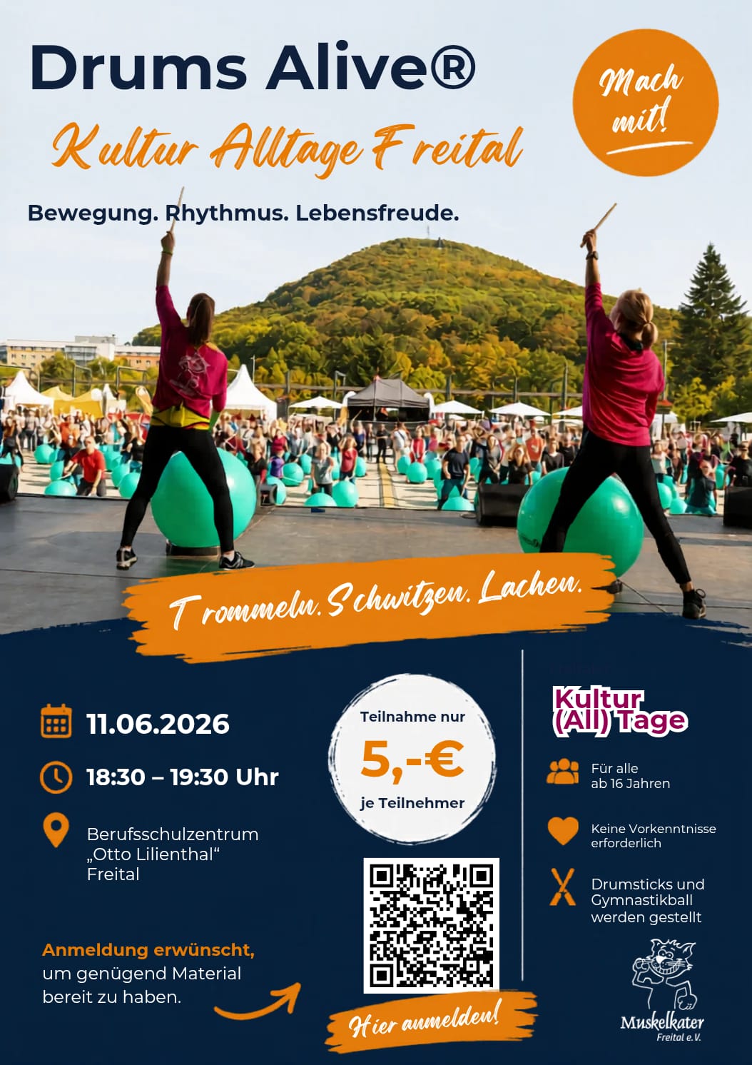 Drums Alive am 11.06.2026 im BSZ Freital